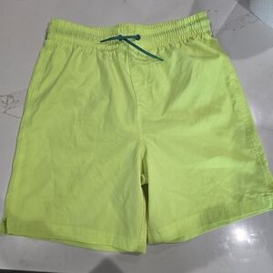 Men's Neon Yellow Swim Trunks